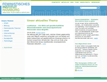 Tablet Screenshot of feministisches-institut.de